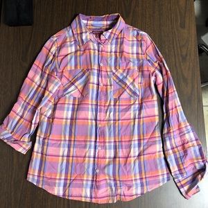 Plaid button up shirt